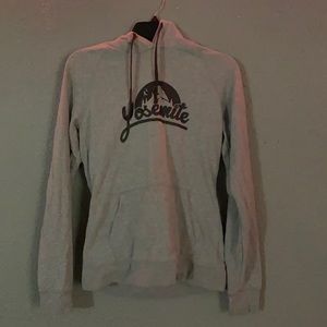 North Face Gray Yosemite Hoodie (Size M)